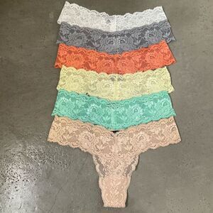 Cosabella Never Say Never Lace Thong Bundle
